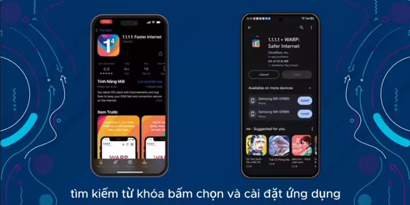 Hướng dẫn cách sử dụng vpn 1.1.1.1 để mở trang 8xbet